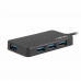 Hub USB Natec Moth Negru Multicolor