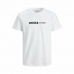 Kortarmet T-skjorte til Barn JJNEO TEE SS CREW JNR Jack & Jones 12225316 Hvit