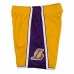 Calções de Basquetebol para Homem Mitchell & Ness LA Lakers Amarelo