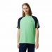 Camisola de Manga Curta Homem Lacoste Sport Regular Fit Color-Block Verde-escuro