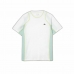 Tricou cu Mânecă Scurtă Bărbați Lacoste Sport Run-Resistant Alb