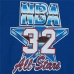 Camiseta de Manga Corta Hombre Mitchell & Ness NBA All-Stars 32 Azul