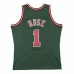 Basketball-skjorte Mitchell & Ness Chicago Bulls 2008-09 St Patrick's Day edition Nº8 Derrick Rose Grønn