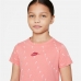 Maglia a Maniche Corte per Bambini Nike Sportswear Salmone