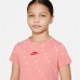 T-Shirt met Korte Mouwen voor kinderen Nike Sportswear Zalm