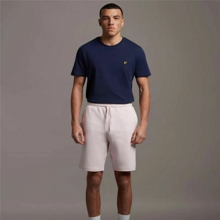 Pantalones Lyle & Scott V1-Sweat Shorts Hombre Rosa