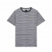 Kortærmet T-shirt Lyle & Scott V1-Breton Stripe Hvid Marineblå Mænd