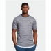 Kortærmet T-shirt Lyle & Scott V1-Breton Stripe Hvid Marineblå Mænd