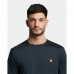 Camisola de Manga Curta Lyle & Scott Sp1-Shoulder Branded Preto Homem