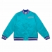 Veste de Sport pour Homme Mitchell & Ness Charlotte Hornets Bleu