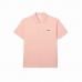 Koszulka Polo z krótkim rękawem Męska Lacoste Fit L.12.12 Różowy