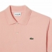 Kortærmet Polotrøje til Mænd Lacoste Fit L.12.12 Pink