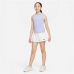 Camisola de Manga Curta Infantil Nike Court Dri-FIT Victory Lavanda