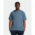 Kurzarm-T-Shirt Lyle & Scott V1-Breton Stripe Blau Herren