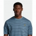 Camisola de Manga Curta Lyle & Scott V1-Breton Stripe Azul Homem