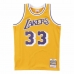 Kosárlabda póló Mitchell & Ness Los Angeles Lakers 1984-85 Nº33 Kareem Abdul-Jabbar Sárga