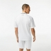 Herenpolo met Korte Mouwen Lacoste Tennis × Daniil Medvedev Wit