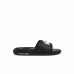 Dames Slippers Lacoste Croco Dualiste Synthetic Logo Strap Zwart