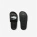 Flip Flops for kvinner Lacoste Croco Dualiste Synthetic Logo Strap Svart