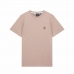 Camisola de Manga Curta Lyle & Scott V1-Slub Rosa-escuro Homem