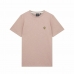 Krekls ar Īsām Piedurknēm Lyle & Scott V1-Slub Tumši rozā Vīriešu