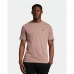 Camisola de Manga Curta Lyle & Scott V1-Slub Rosa-escuro Homem