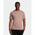Majica s Kratkimi Rokavi Lyle & Scott V1-Slub Temno roza Moški
