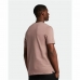 Camisola de Manga Curta Lyle & Scott V1-Slub Rosa-escuro Homem