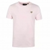 T-Shirt met Korte Mouwen Lyle & Scott V1-Plain Licht Roze Mannen