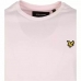 Koszulka z krótkim rękawem Lyle & Scott V1-Plain Jasnoróżowy Mężczyzna