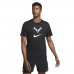 Herren Kurzarm-T-Shirt Nike Court Dri-FIT Rafa Schwarz