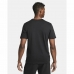 Tricou cu Mânecă Scurtă Bărbați Nike Court Dri-FIT Rafa Negru