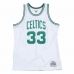 Basketbal T-shirt Mitchell & Ness Boston Celtics Nº33 Larry Bird Wit