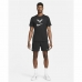 Tricou cu Mânecă Scurtă Bărbați Nike Court Dri-FIT Rafa Negru