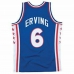 Basketbalové tričko Mitchell & Ness Philadelphia 76ers 1976-77 Nº6 Julius Erving Modrý