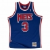 Basketbal T-shirt Mitchell & Ness New Jersey Nets 1991-92 Nº3 Drazen Petrovic Donkerblauw