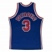 Basketbal T-shirt Mitchell & Ness New Jersey Nets 1991-92 Nº3 Drazen Petrovic Donkerblauw