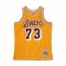 Košarkaška majica Mitchell & Ness Los Angeles Lakers 1998-99 Nº73 Dennis Rodman Rumena