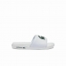 Tongs pour Femmes Lacoste Croco Dualiste Synthetic Logo Strap Blanc