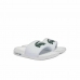 Tongs pour Femmes Lacoste Croco Dualiste Synthetic Logo Strap Blanc