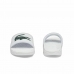 Chinelos para Mulher Lacoste Croco Dualiste Synthetic Logo Strap Branco