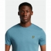 Camiseta de Manga Corta Lyle & Scott V1-Plain Azul claro Hombre