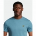 Majica Kratkih Rukava Lyle & Scott V1-Plain Svetlo Plava Moški