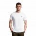 Camisola de Manga Curta Lyle & Scott V1-Plain Branco Homem