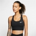 Stanik Sportowy Nike Swoosh Czarny