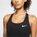 Stanik Sportowy Nike Swoosh Czarny