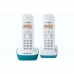 Telefono Senza Fili Panasonic KX-TG1612FRC Ambra Azzurro/Bianco