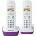 Draadloze telefoon Panasonic KX-TG1612FRF Paars