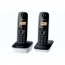 Draadloze telefoon Panasonic KX-TG1612 Amber Zwart/Wit