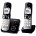 Belaidis telefonas Panasonic KX-TG6822FRB Juoda Pilka